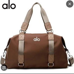 ALO Yoga Chocolate Brown Tote Bag